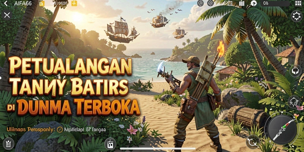 Gameplay Open World menakjubkan di AIFA66, penuh eksplorasi dan petualangan.