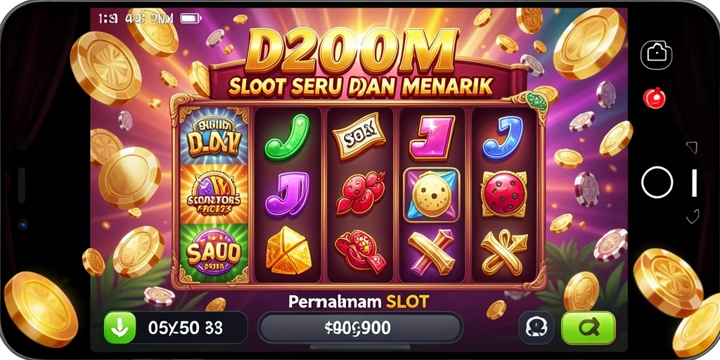 Momen seru dalam permainan D200M slot dengan banyak fitur menarik.