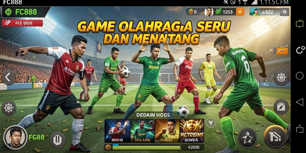 Tampilan gameplay FC888 penuh aksi dan strategi.