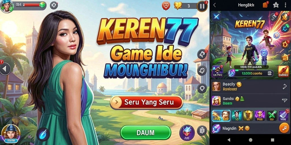 Tampilan gameplay KEREN77 dengan elemen Idle yang menarik.