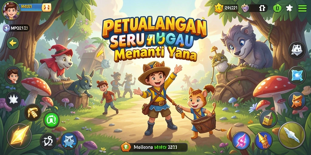 Menjelajahi dunia petualangan MPO2121 dengan grafis memukau.