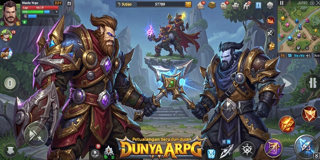 Gameplay seru dalam dunia fantasi yang luas di ST789.