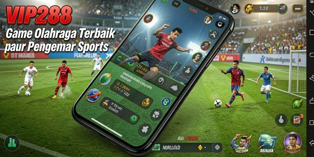 Tampilan grafik menarik dari gameplay <strong>VIP288</strong> dalam pertandingan olahraga.